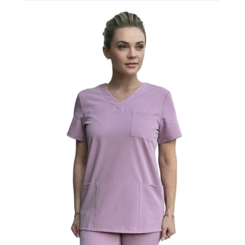 Bluza medyczna purdrowy róż casual premium roz. XS